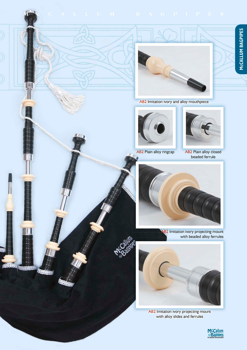 McCallum Highland Bagpipe AB2 Full Set Dunaber Music