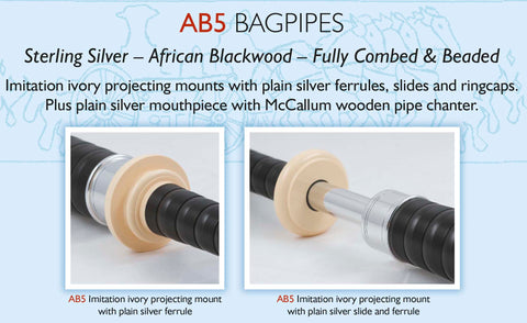 McCallum Highland Bagpipe - AB5 - Full Set