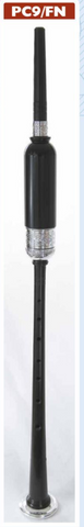 McCallum PC9 Blackwood/Plastic Chanter - pipe chanter size / FULL nickel ENGRAVED